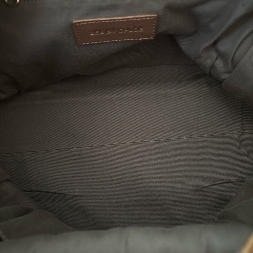 SOLD 🔥🔥🔥SEE BY CHLOE Metallic Brown Shoulder Bag - Picture 7 of 8